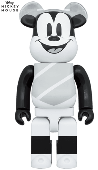 BE@RBRICK HAT AND PONCHO MICKEY 1000％ collectible