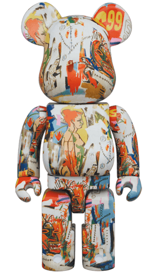 BE@RBRICK Andy Warhol × JEAN-MICHEL BASQUIAT #4 1000% collectible