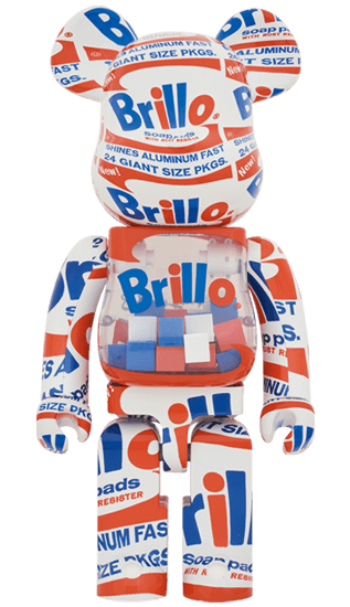BE@RBRICK ANDY WARHOL "Brillo" 2022 1000％ collectible