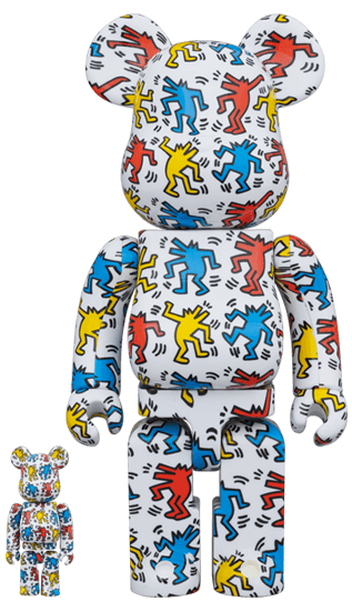 BE@RBRICK KEITH HARING #9 100％ & 400％ collectible