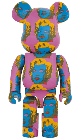BE@RBRICK Andy Warhol Marilyn Monroe #2 1000％ collectible