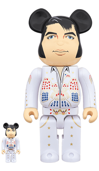 BE@RBRICK ELVIS PRESLEY 100％ & 400％ collectible