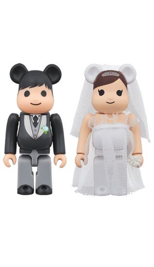 BE@RBRICK グリーティング 結婚3 PLUS 100％ collectible