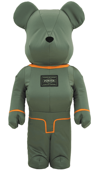 PORTER × BE@RBRICK 1000％ TANKER SAGE GREEN Special Edition collectible