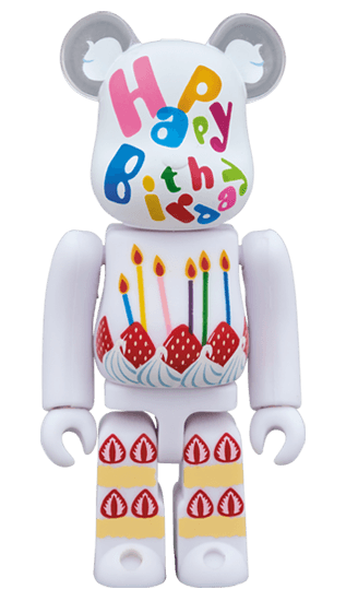 BE@RBRICK グリーティング 誕生日2 PLUS 100％ collectible