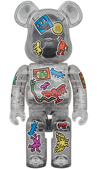 BE@RBRICK AUDIO Portable Bluetooth(R) Speaker Keith Haring 400％ collectible