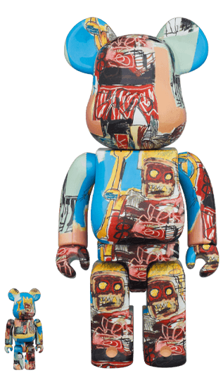 BE@RBRICK JEAN-MICHEL BASQUIAT #6 100％ & 400％ collectible