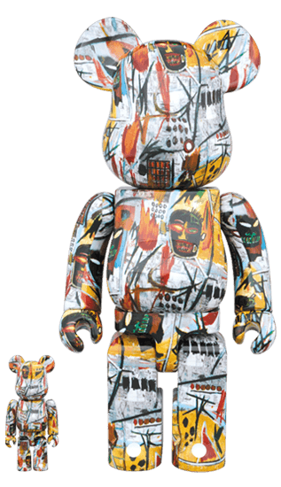 BE@RBRICK JEAN-MICHEL BASQUIAT 100％ & 400％ collectible