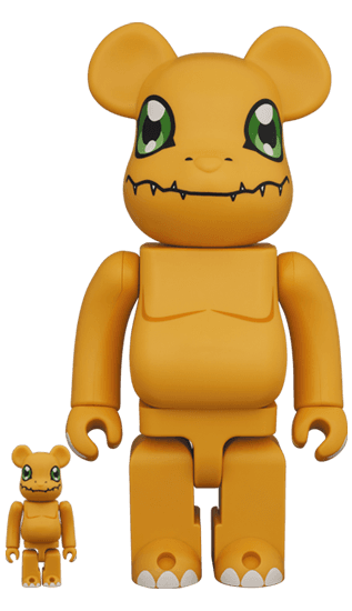 BE@RBRICK アグモン 100％ & 400％ collectible