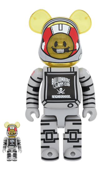 BE@RBRICK BILLIONAIRE BOYS CLUB × NEIGHBORHOOD 100％ & 400％ collectible