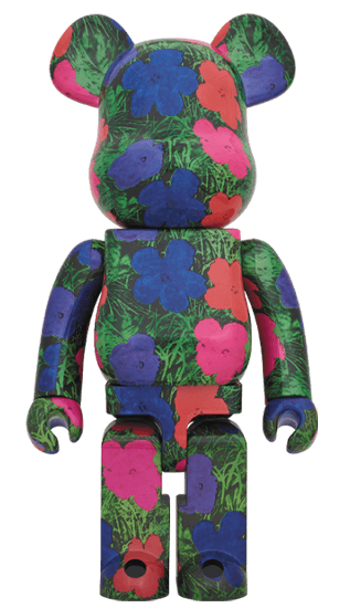 BE@RBRICK ANDY WARHOL “Flowers” 1000% collectible