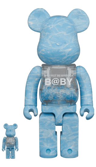 MY FIRST BE@RBRICK B@BY WATER CREST Ver.100％ & 400％ collectible