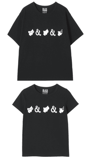 BE@RBRICK BLACK Scandal Yohji Yamamoto × 内田すずめ × S.H.I.P&crew 私の中の私たち T-SHIRT.3(Men's／Women's) collectible
