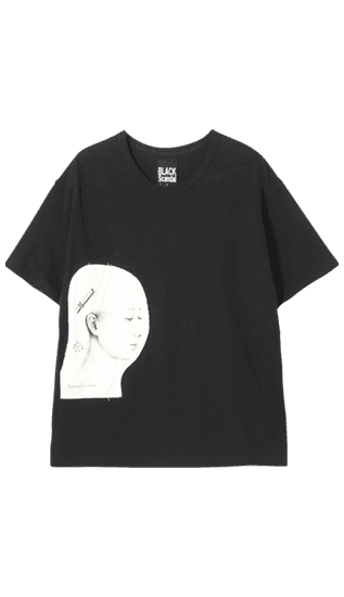 BE@RBRICK BLACK Scandal Yohji Yamamoto × 内田すずめ × S.H.I.P&crew 私の中の私たち PATCH T-SHIRT collectible