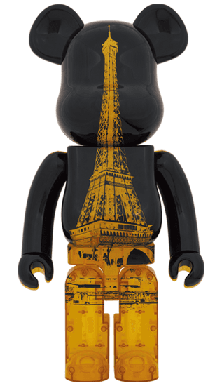 BE@RBRICK EIFFEL TOWER GOLDEN GOWN Ver. 1000％ collectible
