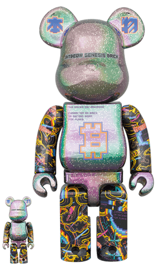 BE@RBRICK EXCALIBUR "SATOSHI" 100％ & 400％ collectible