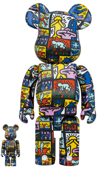 BE@RBRICK KEITH HARING #10 100％ & 400％ collectible