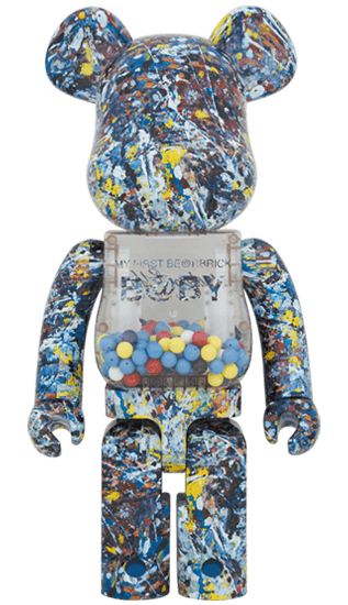 MY FIRST BE@RBRICK Jackson Pollock Studio Ver.1000％ collectible
