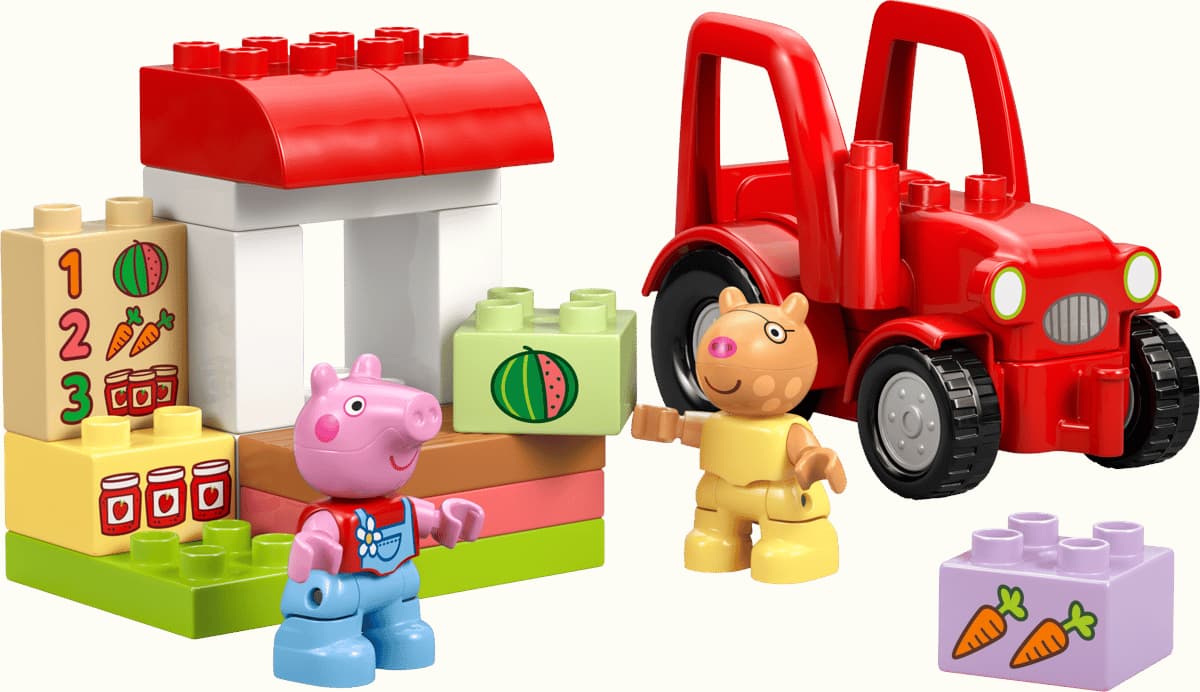 Tractor and Market collectible