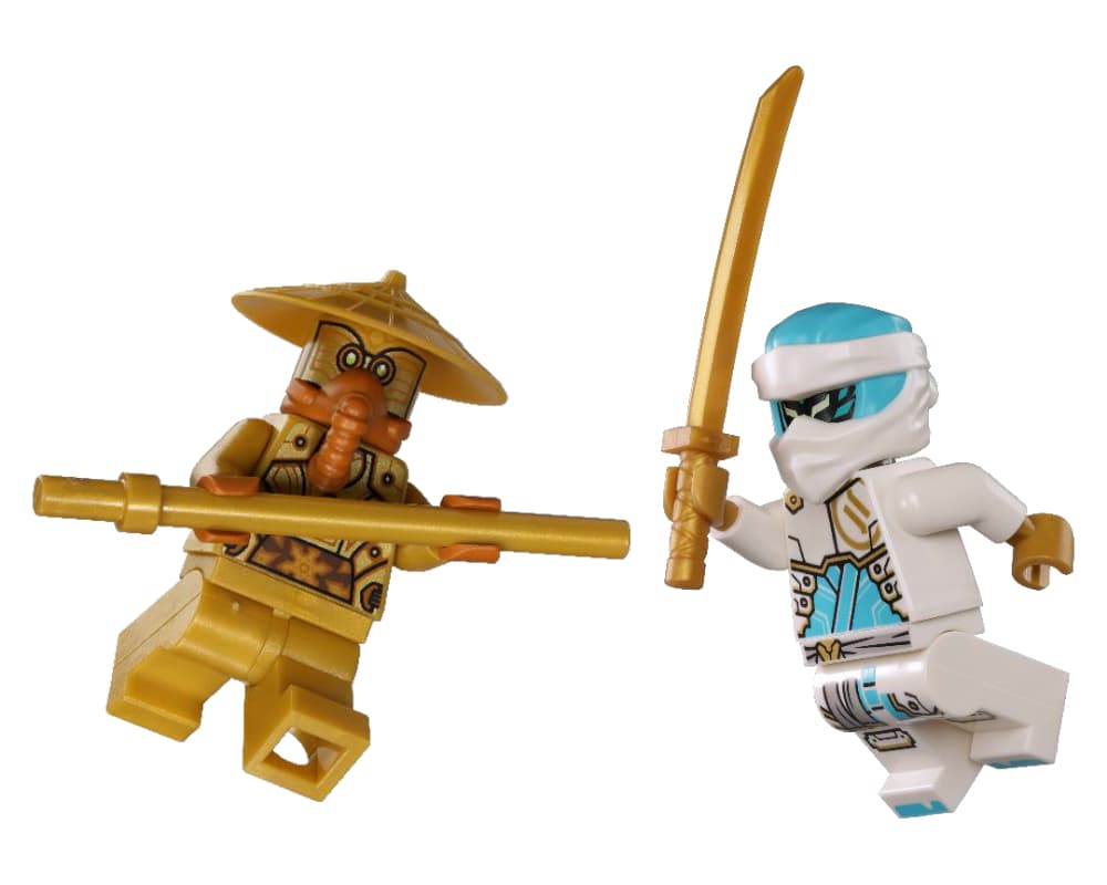 Zane vs Temple Guard collectible