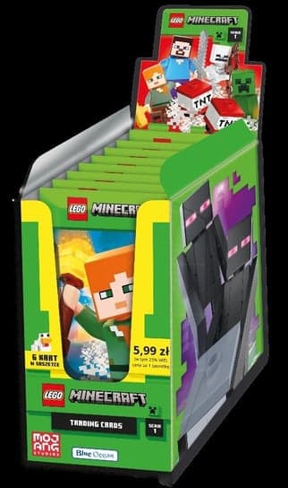 Minecraft Trading Cards Series 1 - Sealed Box (25 Packs) collectible