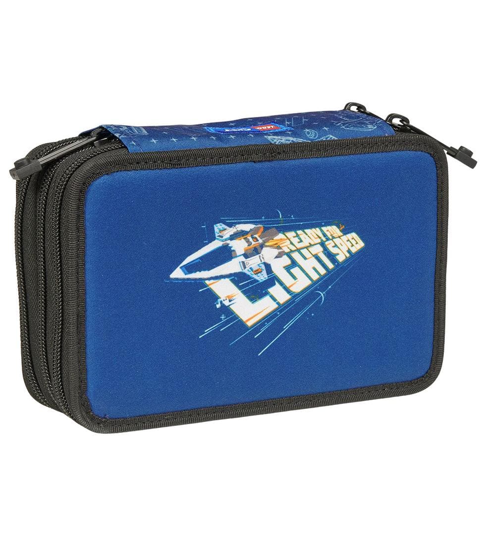 City Space Explorer 3-Layered Pencil Case with Pencils collectible