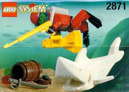Diver and Shark collectible