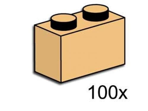 1 x 2 Brick Tan collectible