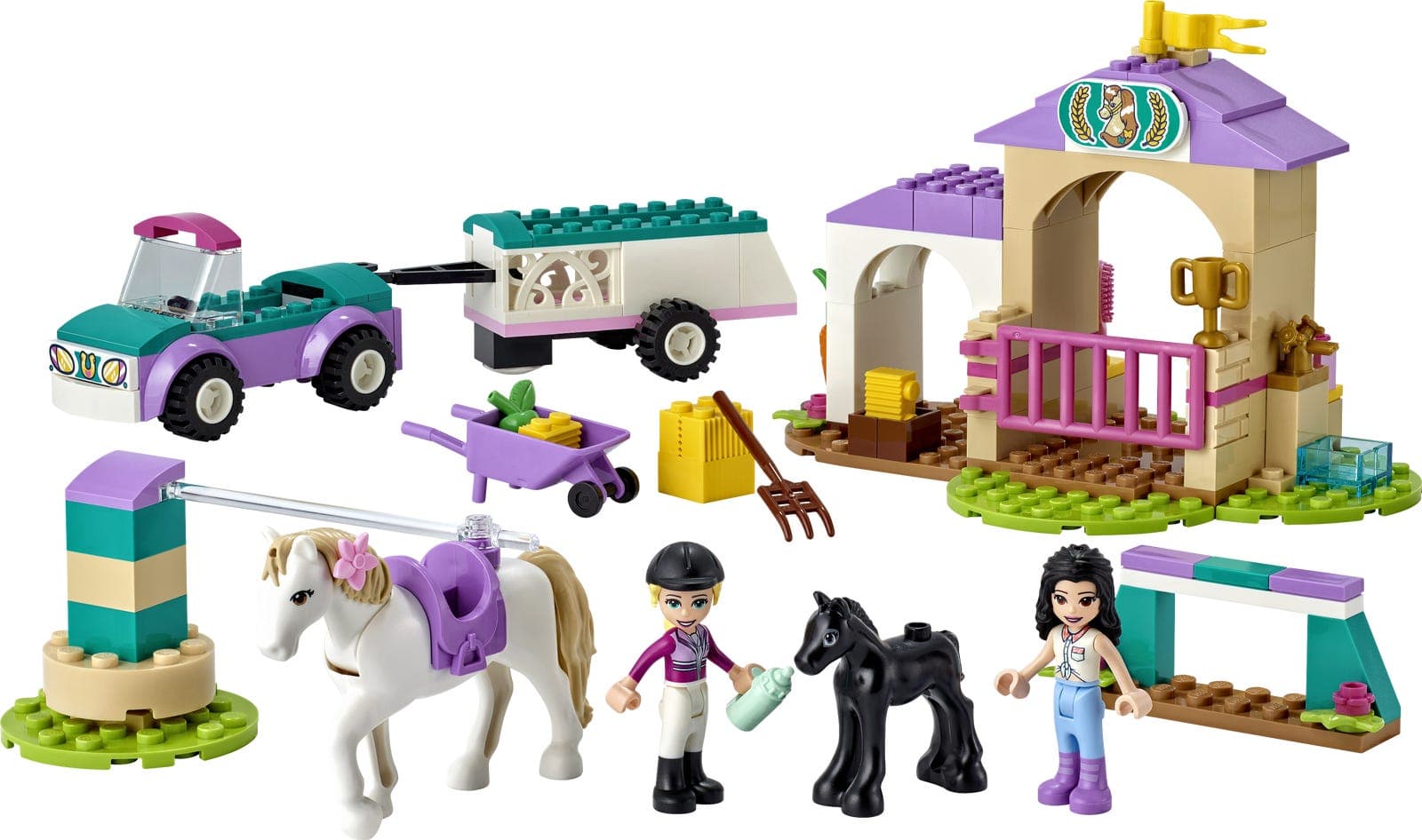 Horse Training and Trailer collectible