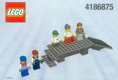9V Platform and Mini-Figures collectible