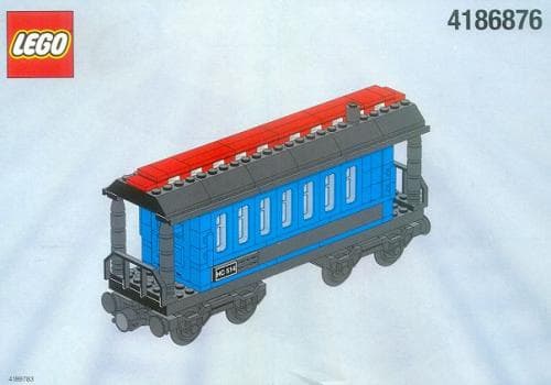 Passenger Wagon Blue (White Box) collectible
