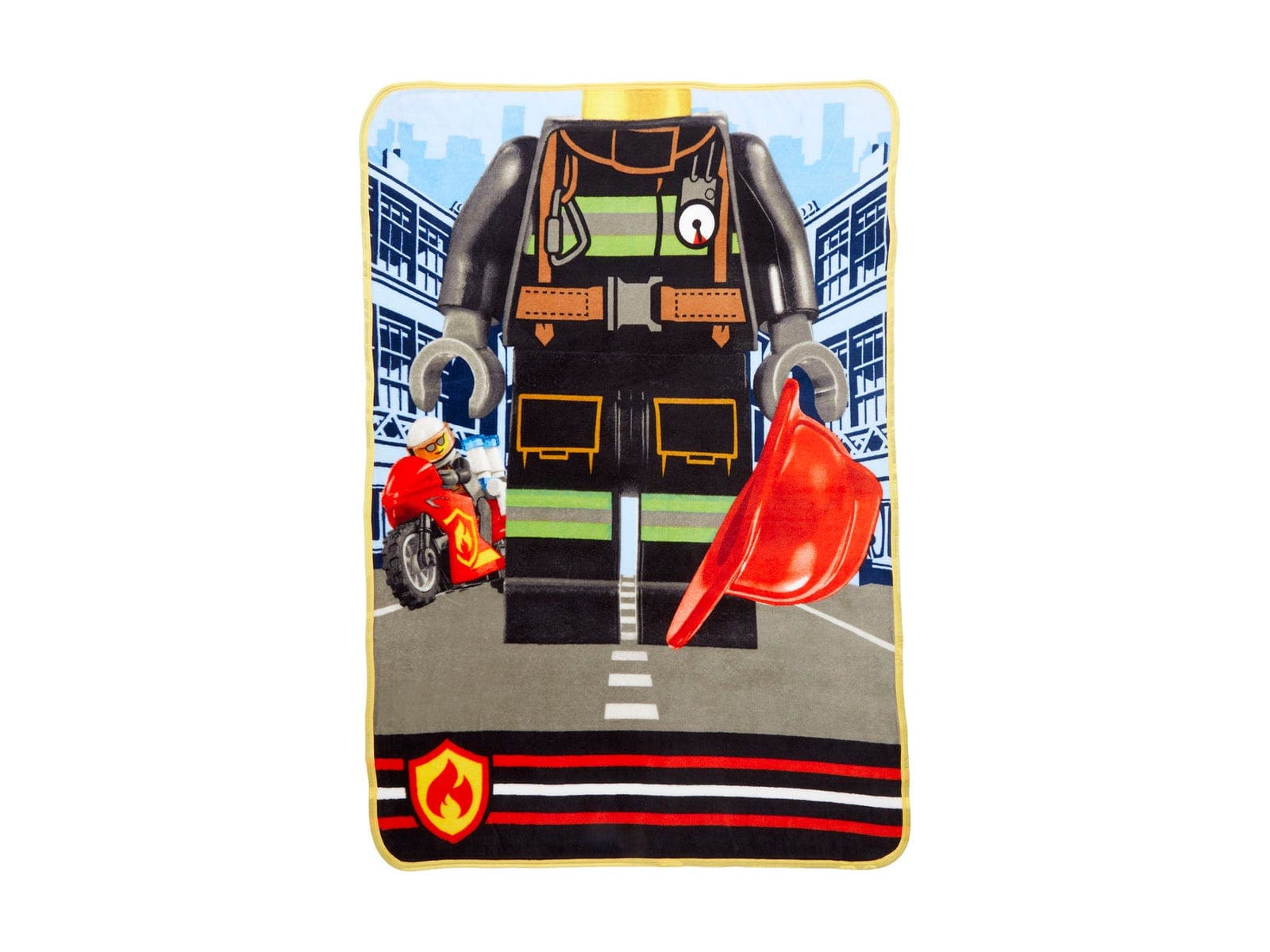 City Fire Chief Plush Throw collectible