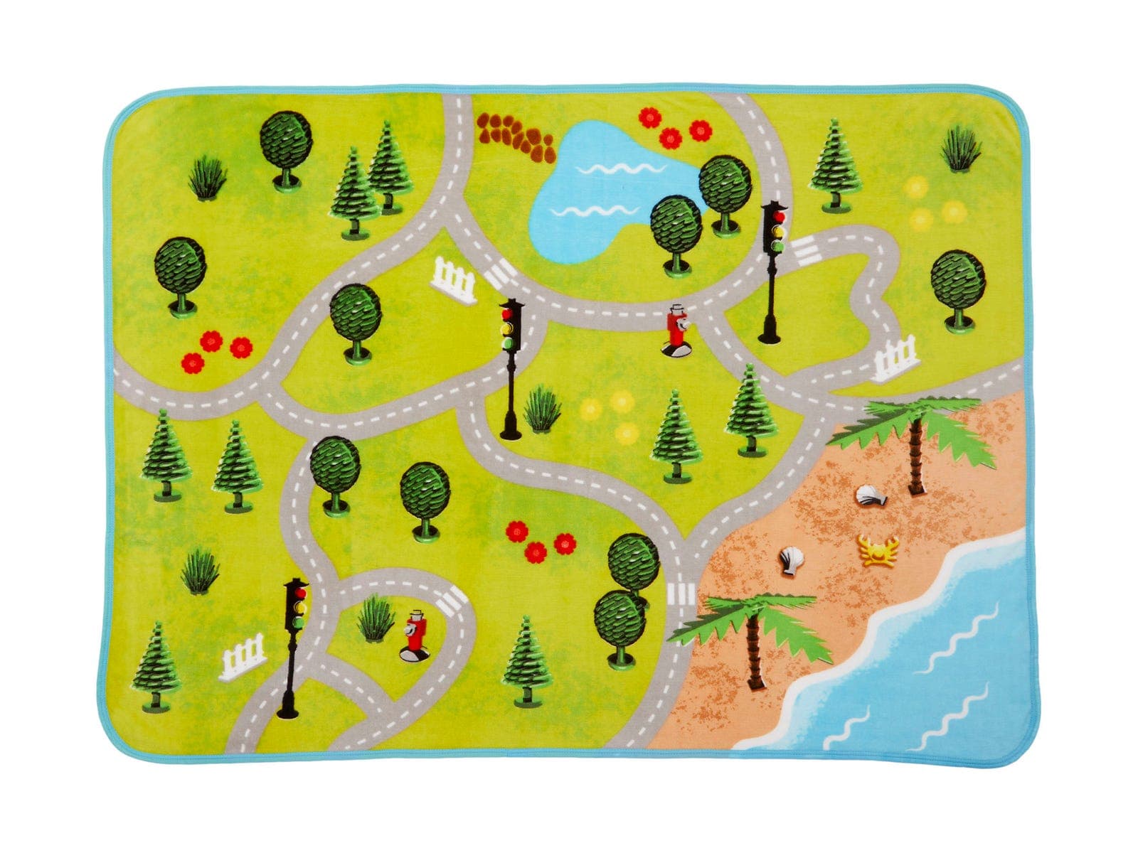 City Town Map Plush Throw collectible