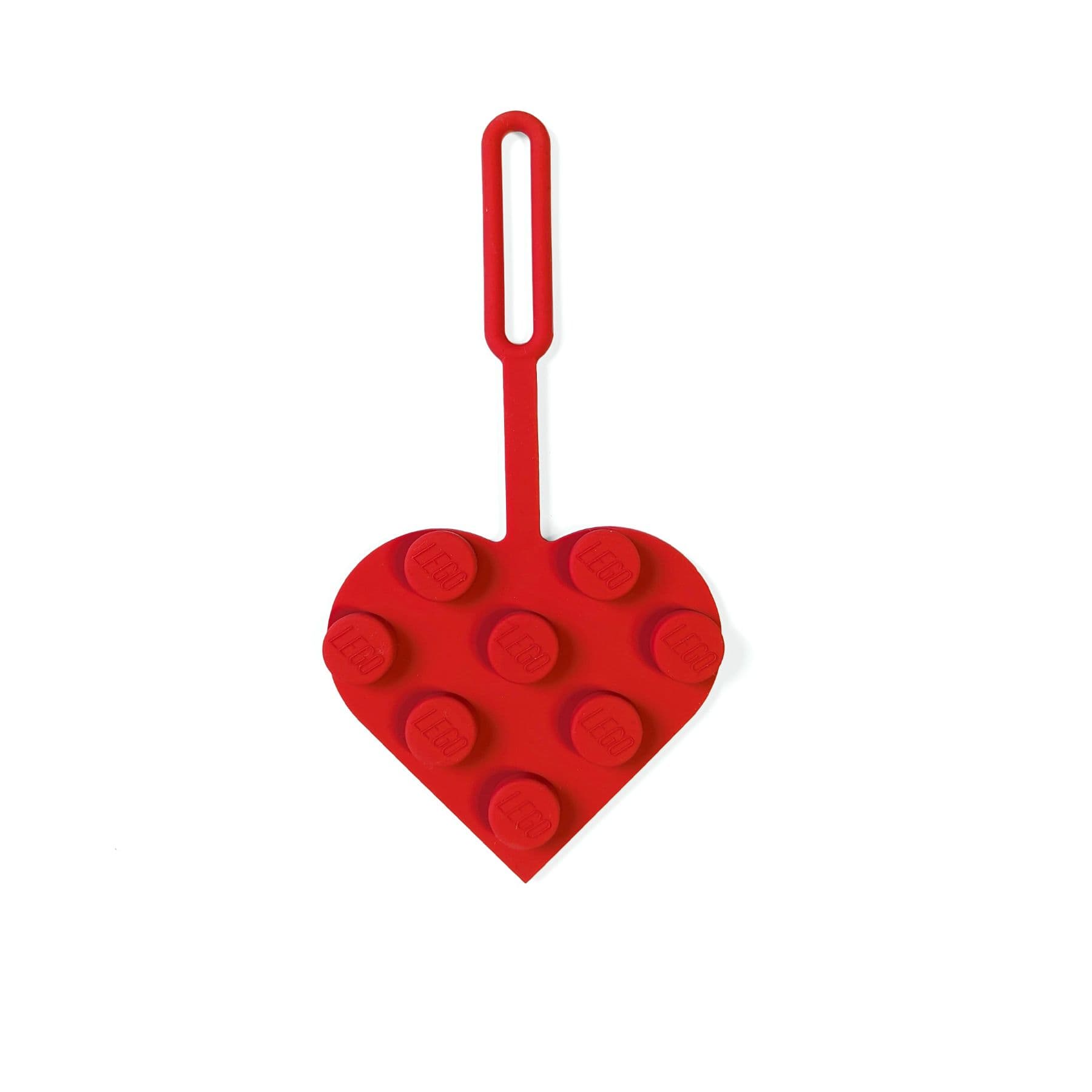 3x3 Heart Red Bag Tag collectible