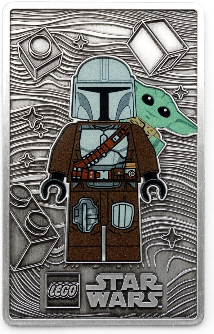 The Mandalorian and Grogu Metal Card collectible