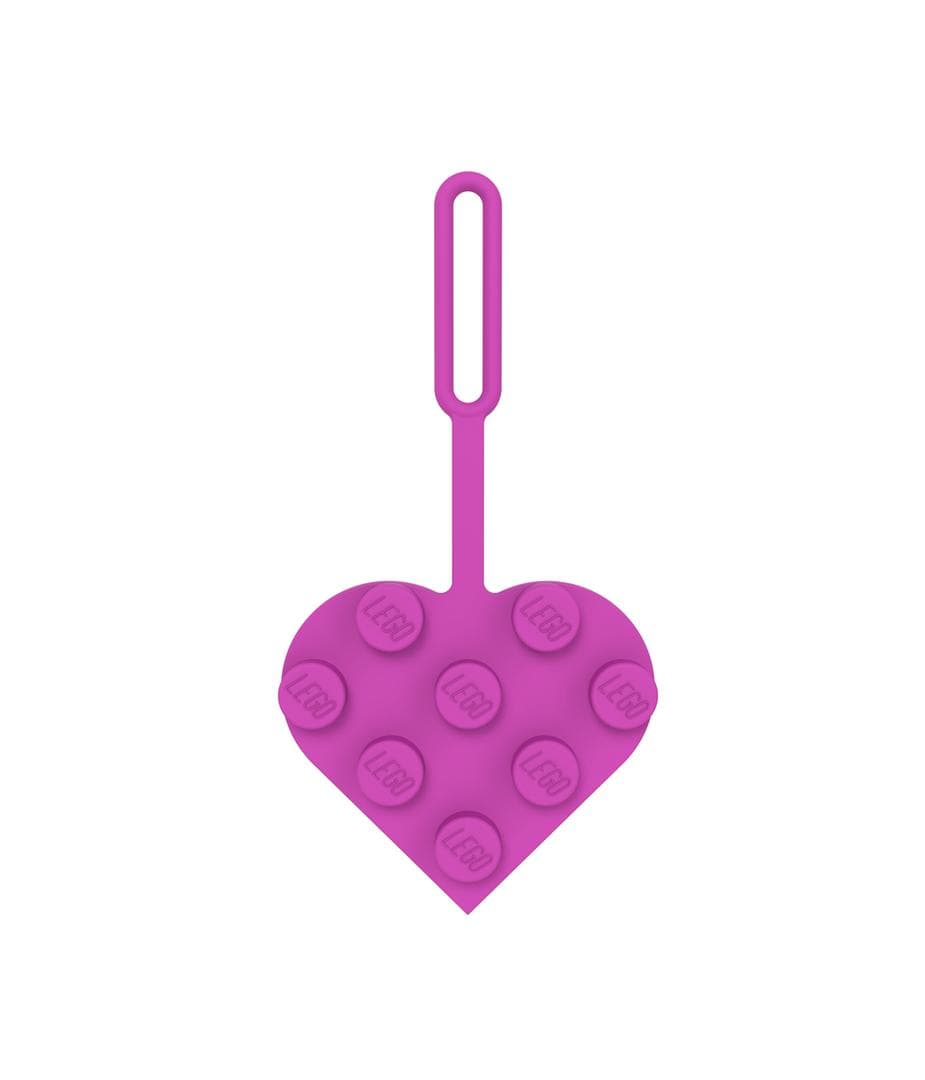 3x3 Heart Pink Bag Tag collectible