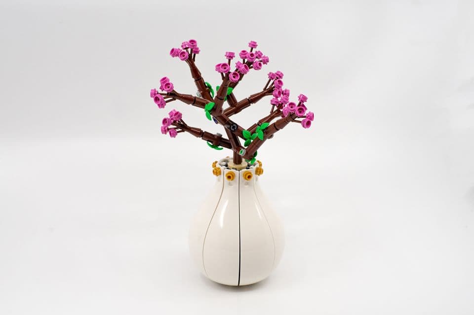 Peach Flower Vase collectible