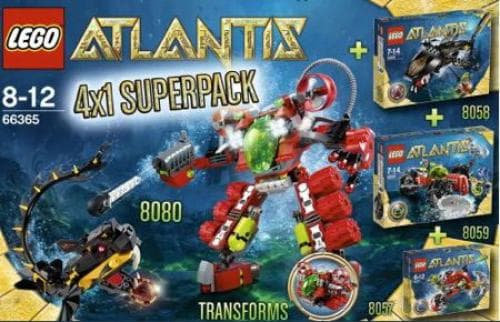 Atlantis 4 in 1 Super Pack collectible