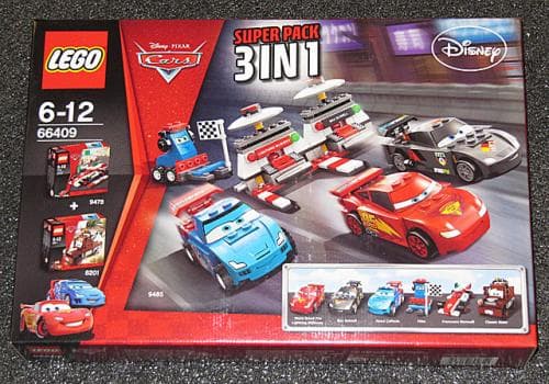 Cars Super Pack 3 in 1 collectible