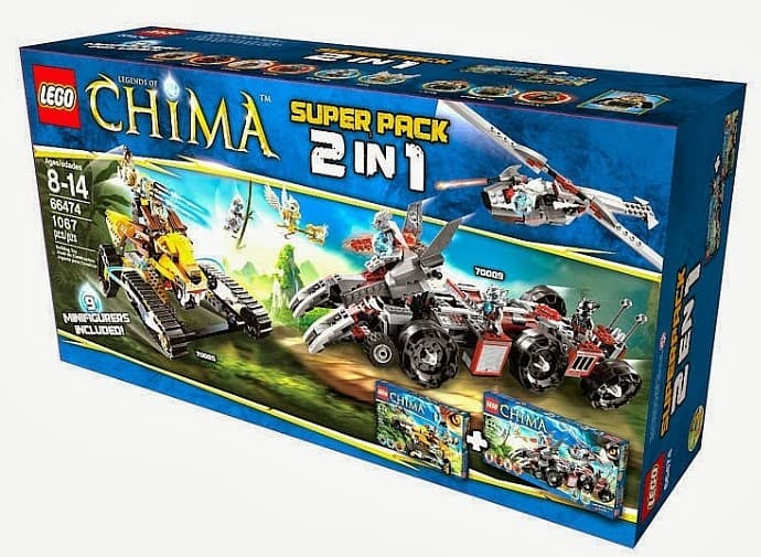 Legends of Chima Super Pack 2 in 1 collectible