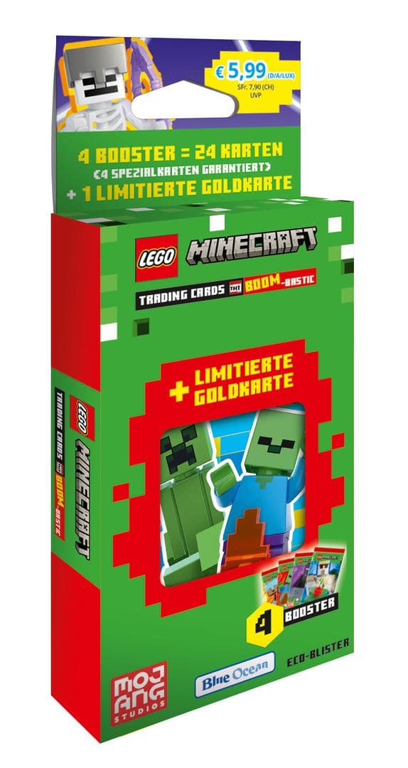 Minecraft Trading Cards Series 2: Boom-Bastic - Eco-Blister (German Version) collectible