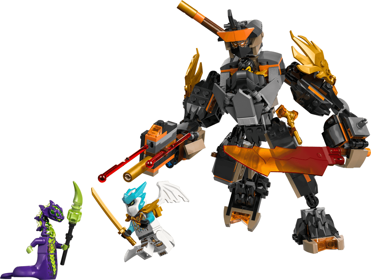Cole's Mission Mech & Dragon Zane collectible