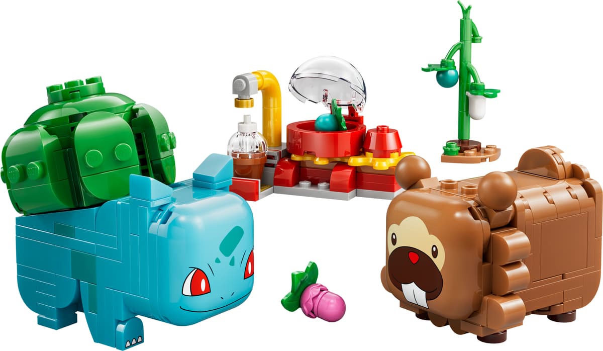 SMART Play: Berry Bash with Bulbasaur and Bidoof collectible