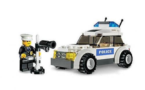 Police Car (Blue Sticker Version) collectible