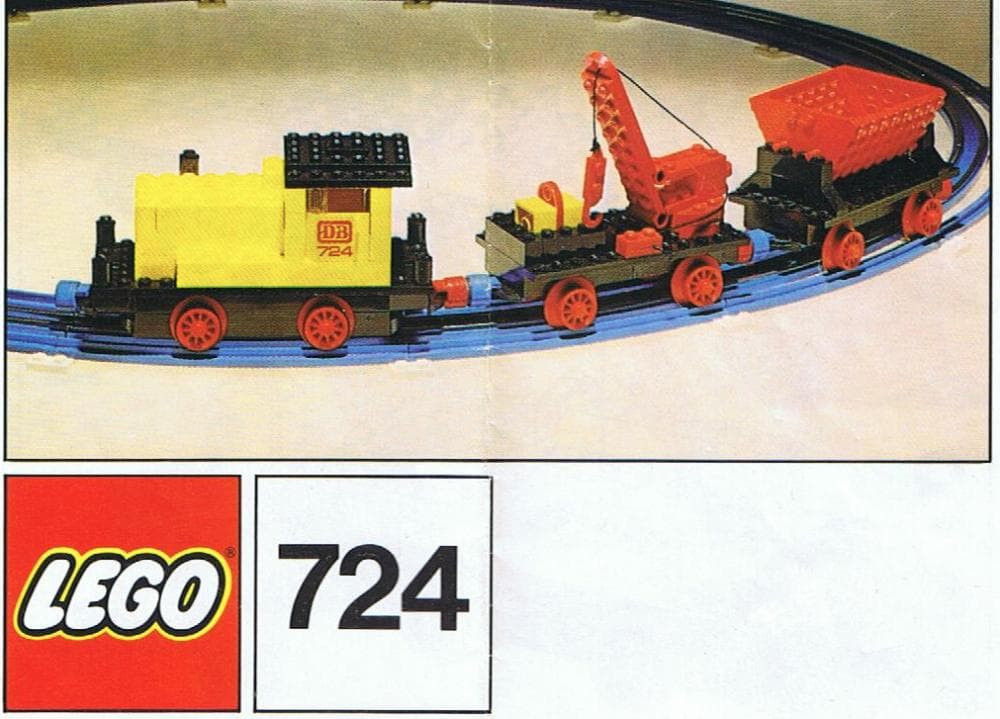 12V Diesel Locomotive with Crane and Tipper Wagon collectible