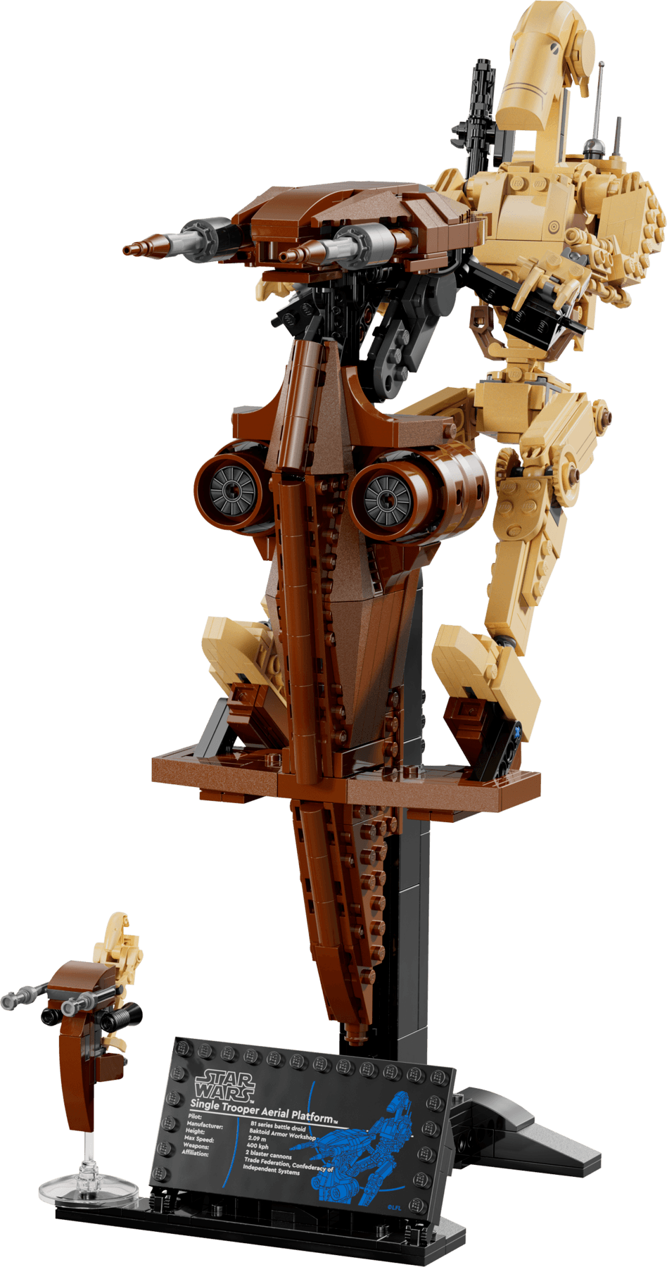 Battle Droid with STAP collectible