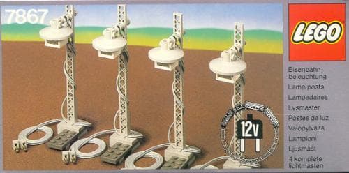 12V Train Light Posts collectible