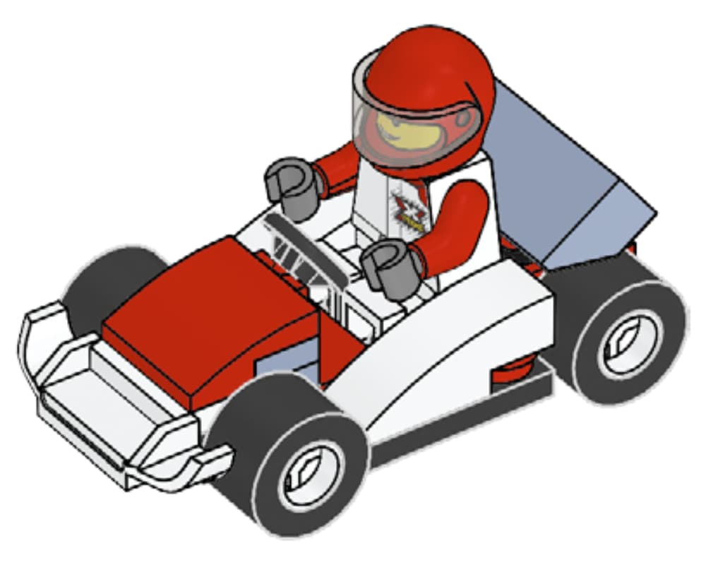 Dirk Drifter's First Racing Car collectible