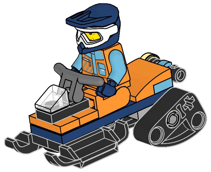 Snowmobile collectible
