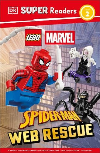 DK Super Readers Level 2: Marvel Super Heroes: Spider-Man Web Rescue collectible